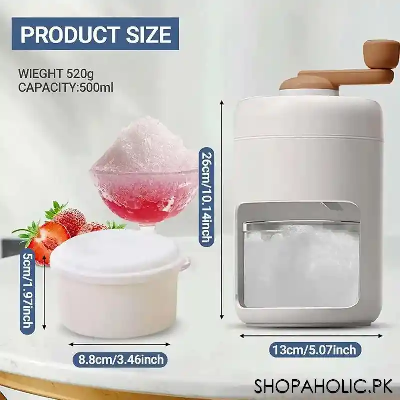 portable ice crusher maker (gola ganda machine) image7