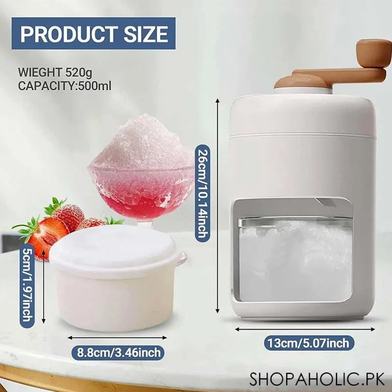 portable ice crusher maker (gola ganda machine) image7