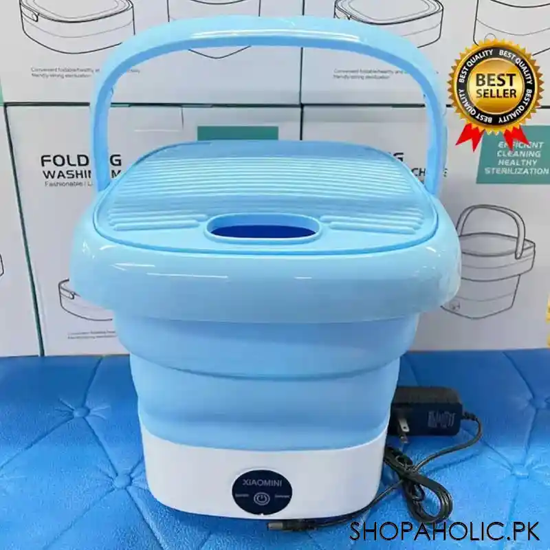 portable mini folding washing machine image2