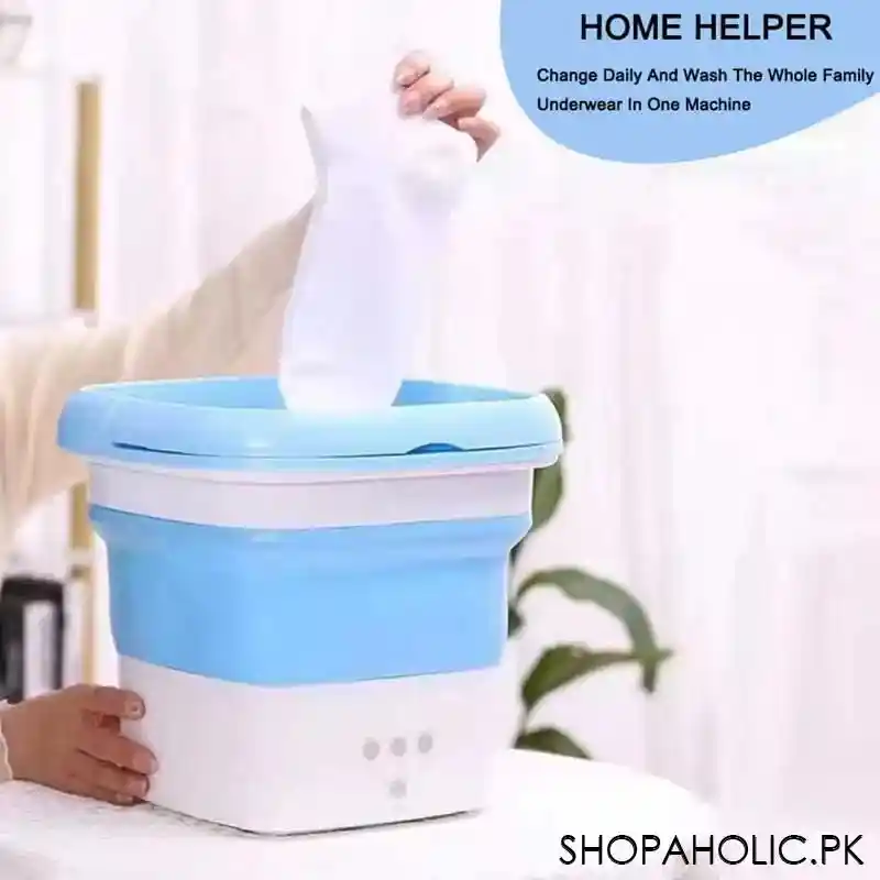 portable mini folding washing machine main image