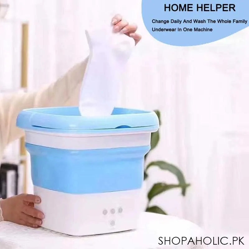 portable mini folding washing machine main image