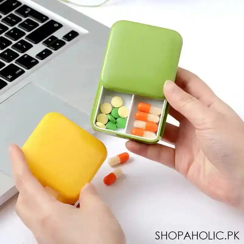 portable push pull pill box main image