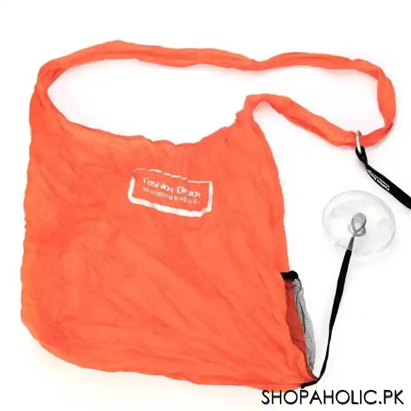 portable shopping bag to rollup image3