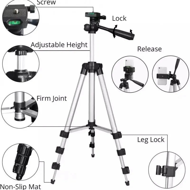 portable tripod with phone holder image5