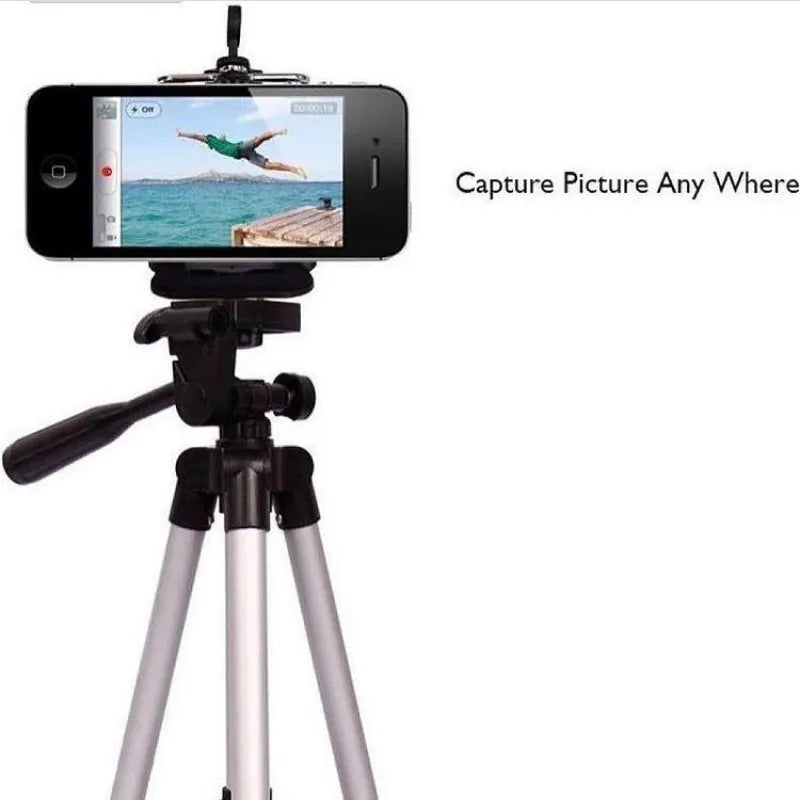 portable tripod with phone holder main image