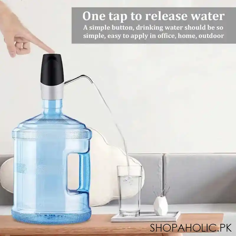 portable usb cable rechargeable automatic drinking water pump dispenser main image