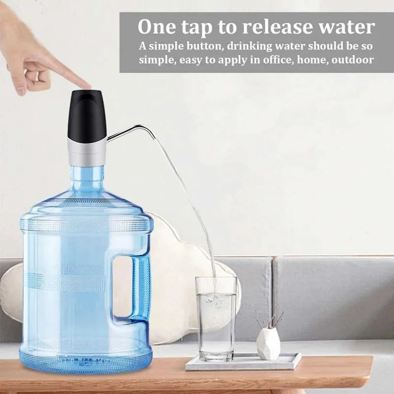 portable usb cable rechargeable automatic drinking water pump dispenser main image