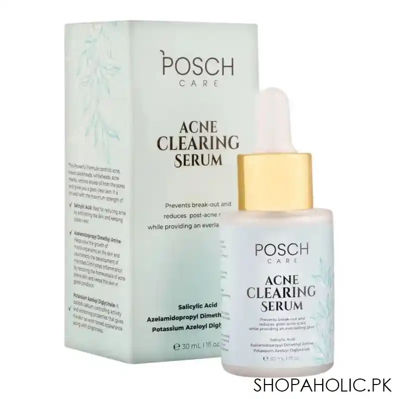 posch care acne clearing serum, 30ml main image