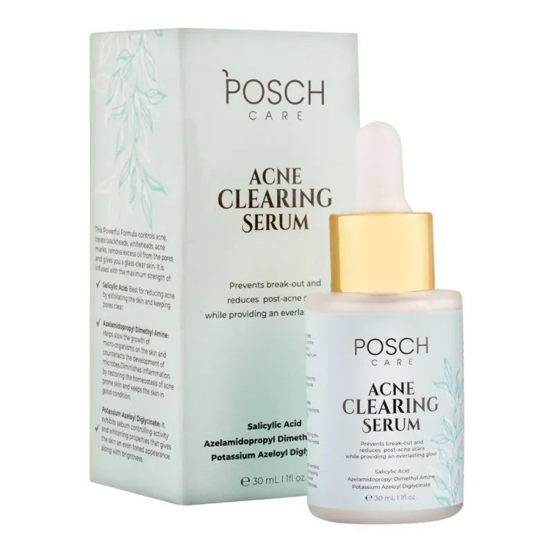 posch care acne clearing serum, 30ml main image