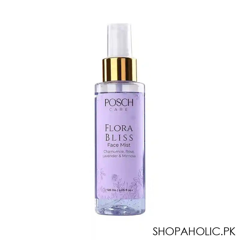 Posch Care Flora Bliss Chamomile, Rose, Lavender & Mimosa Face Mist, 120ml - Main Image