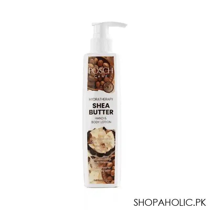 Posch Care Hydratherapy Shea Butter Hand & Body Lotion, For Normal To Very Dry Skin, 230ml - Main Image