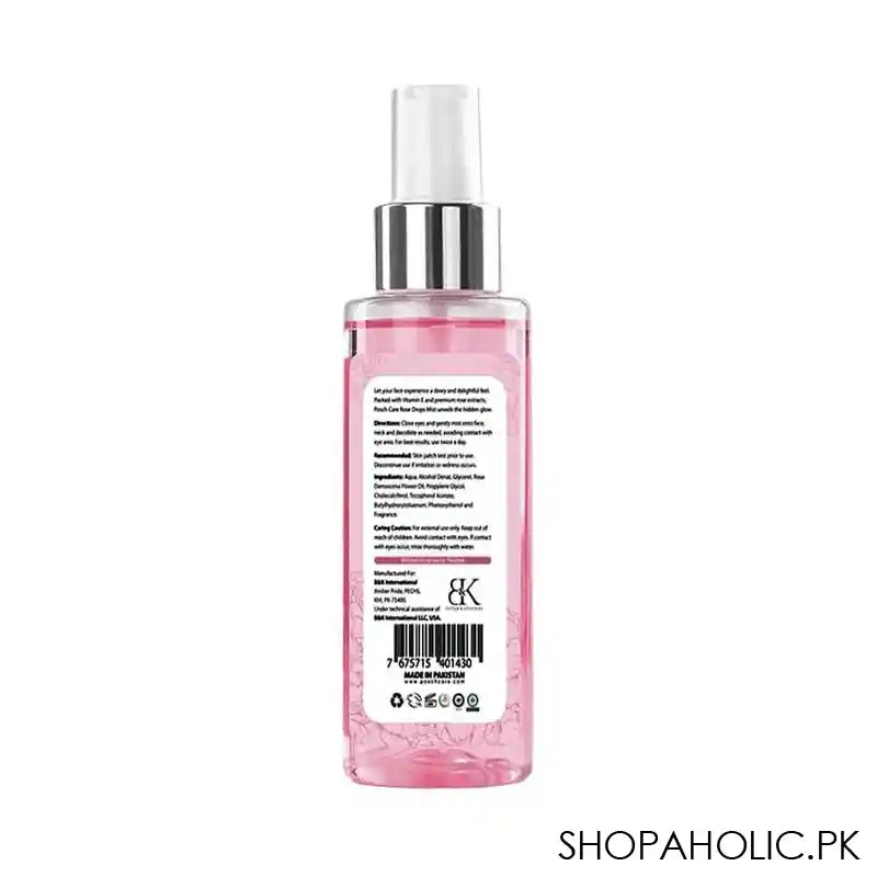 Posch Care Rose Drops Rose & Vitamin E Face Mist, 120ml - Image 3