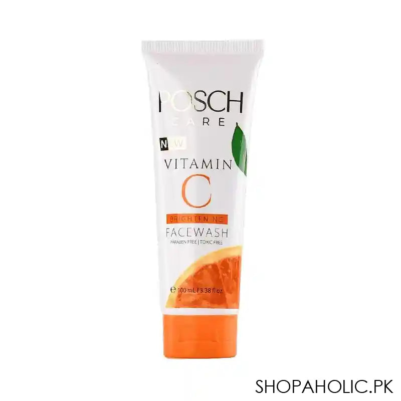 Posch Care Vitamin C Brightening Face Wash, 100ml - Main Image