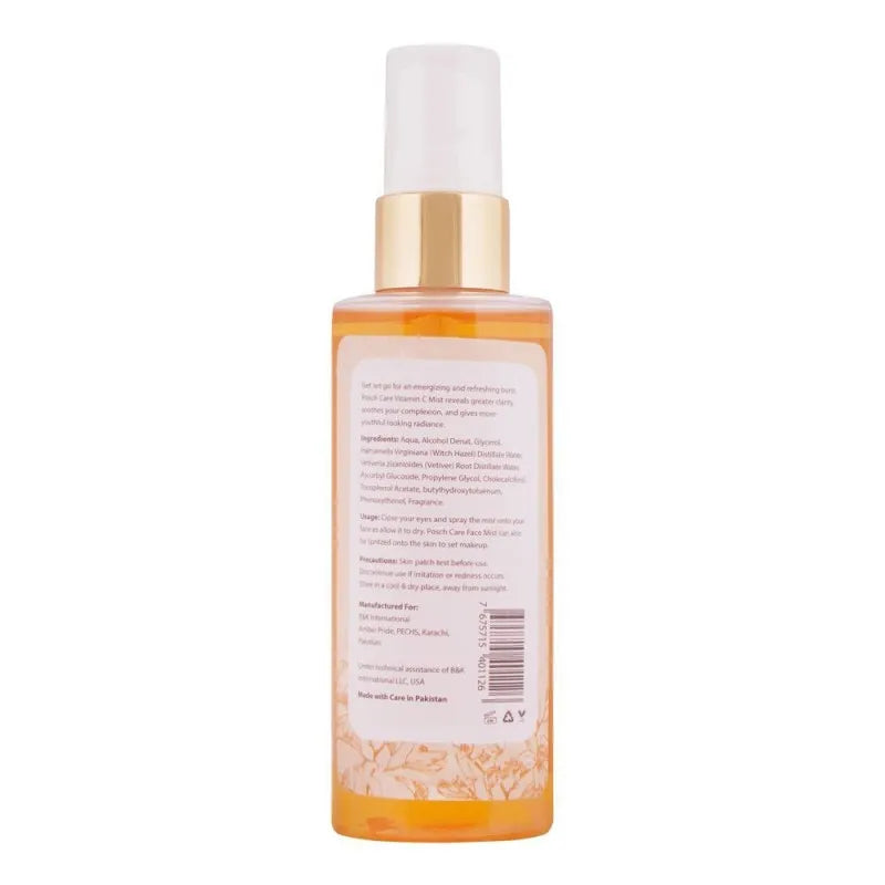 posch care vitamin c power radiance boosters face mist, 100ml image2