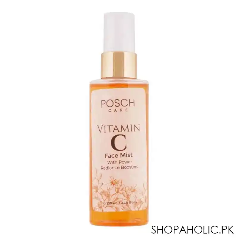 posch care vitamin c power radiance boosters face mist, 100ml main image