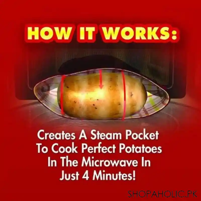 potato express   microwave potato cooker pouch image3