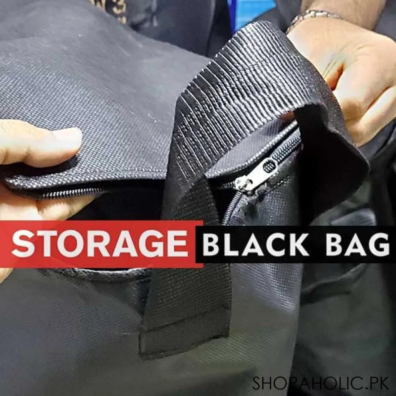 premium quality storage bag for clothes   large capacity (130g, black) image4