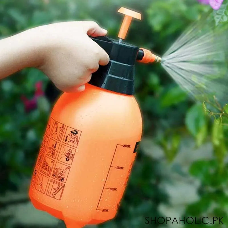 pressure sprayer, 2 litre, ergonomic grip for gardening image4