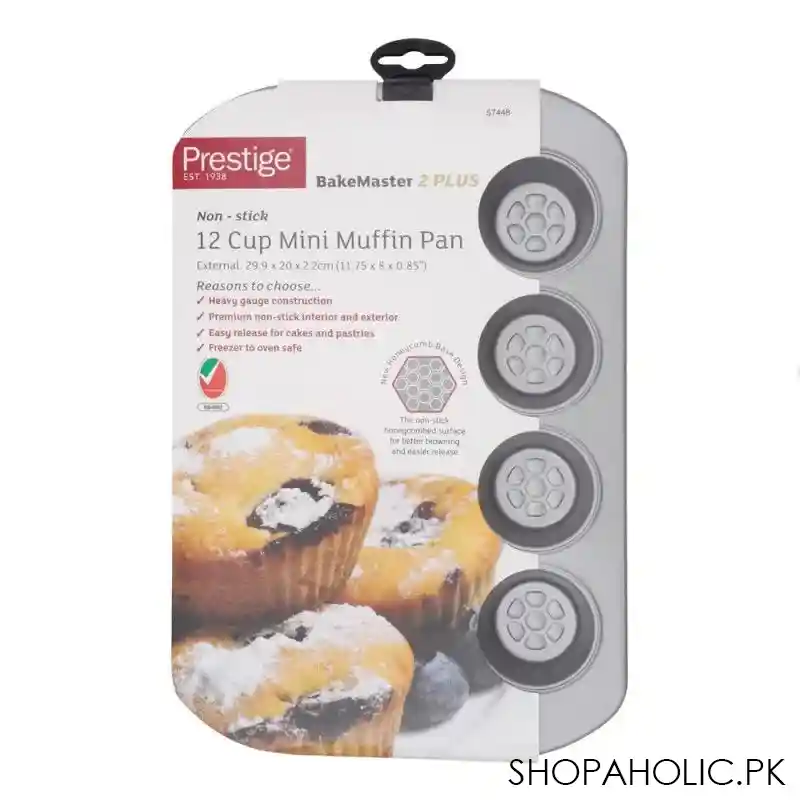 prestige 12 cup mini muffin pan, 57448 main image