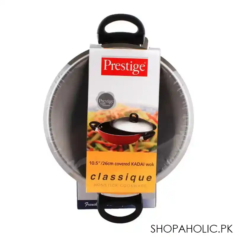 prestige classique covered kadai wok 26cm   21498 main image