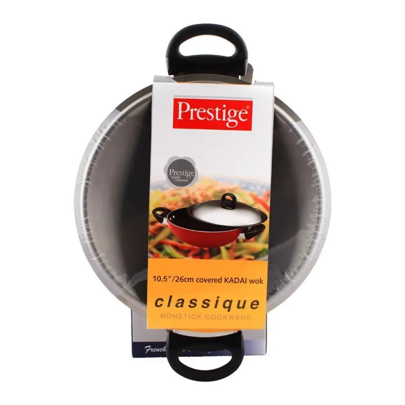 prestige classique covered kadai wok 26cm   21498 main image