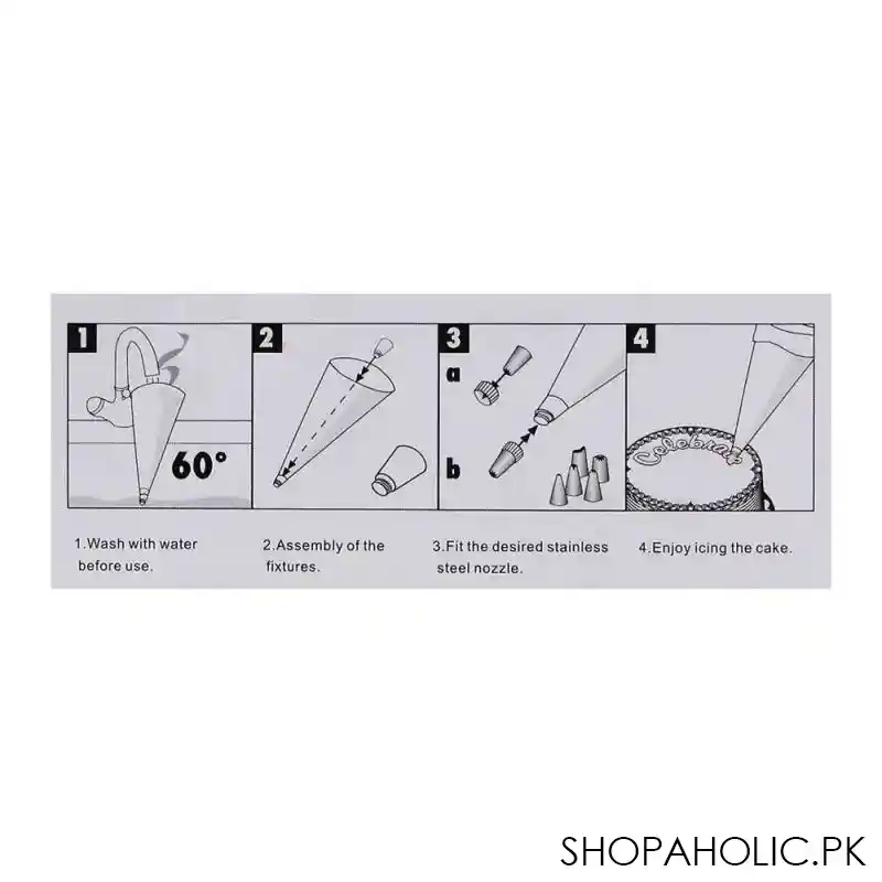 prestige icing bag with 6 nozzles   42401 image3