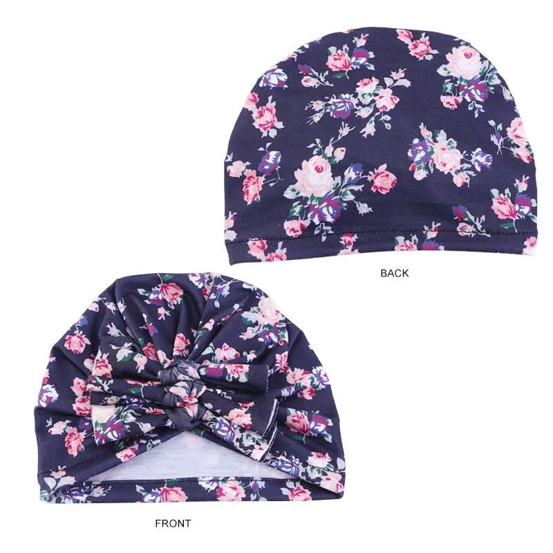 printed bow beanie image5