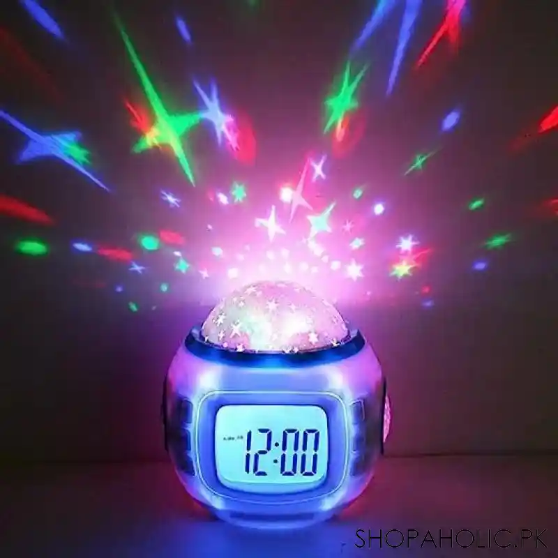 projector alarm clock, music and starry main image