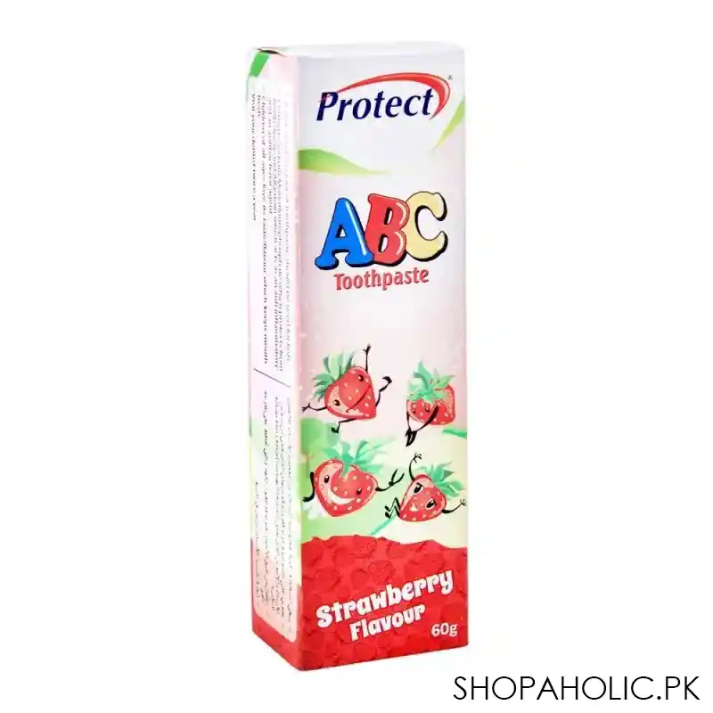 protect abc toothpaste, strawberry flavour, 60g image2