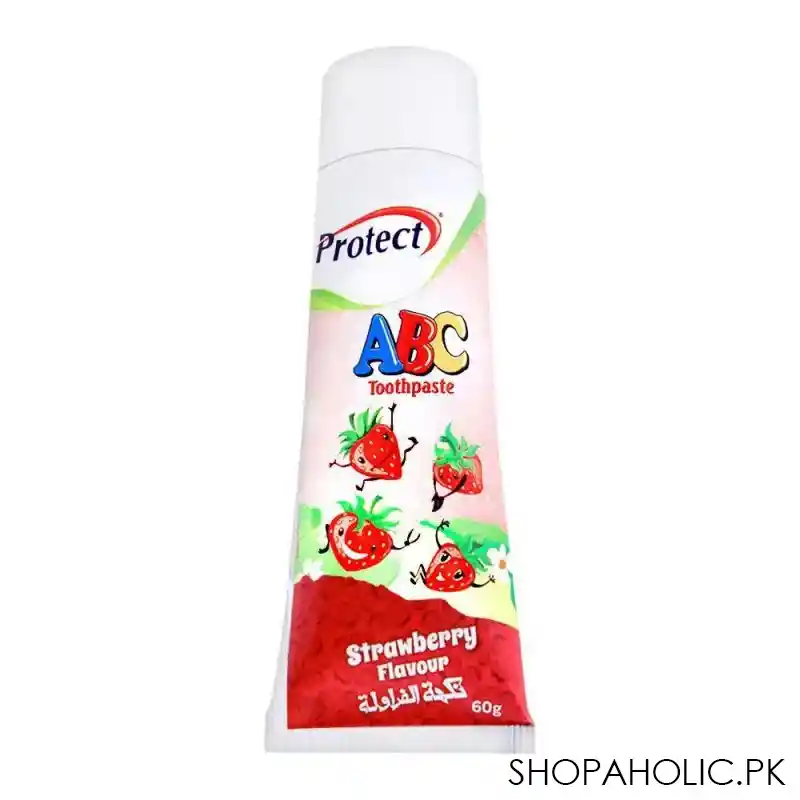 protect abc toothpaste, strawberry flavour, 60g main image