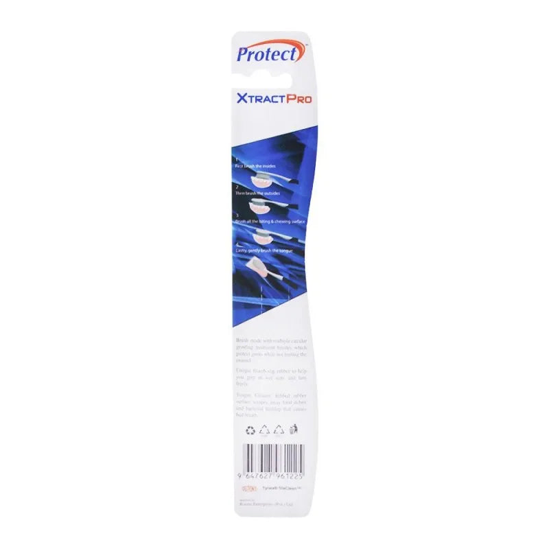 protect xtract pro tongue cleaner toothbrush, soft image2