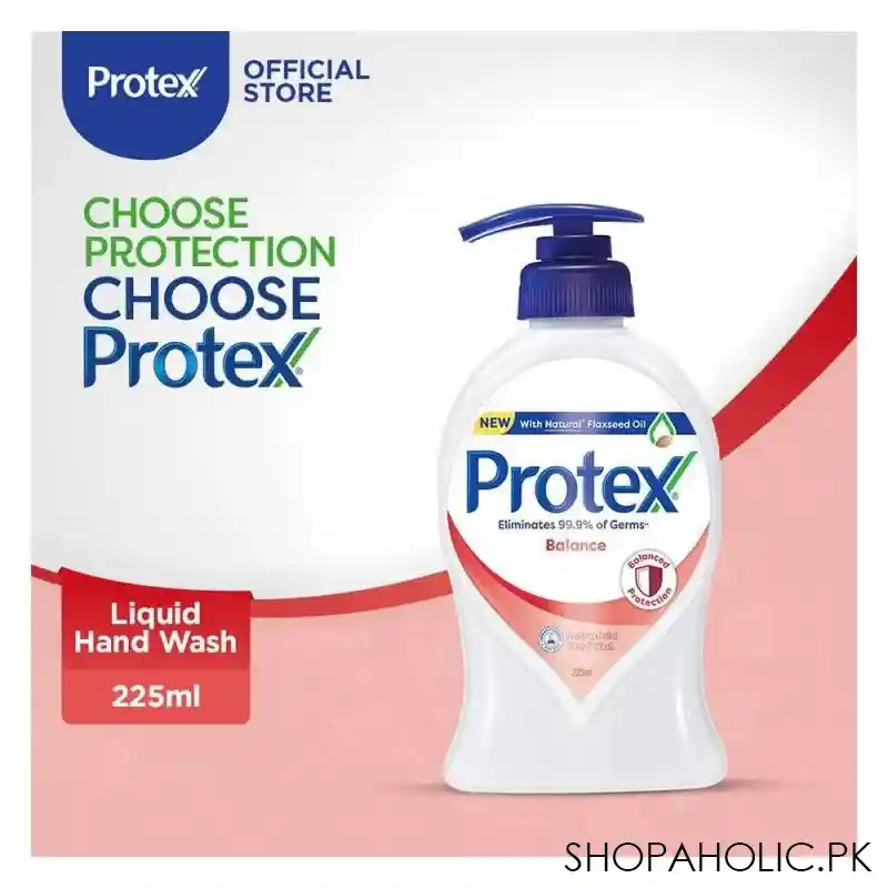 protex balance antibacterial hand wash, 225ml image4