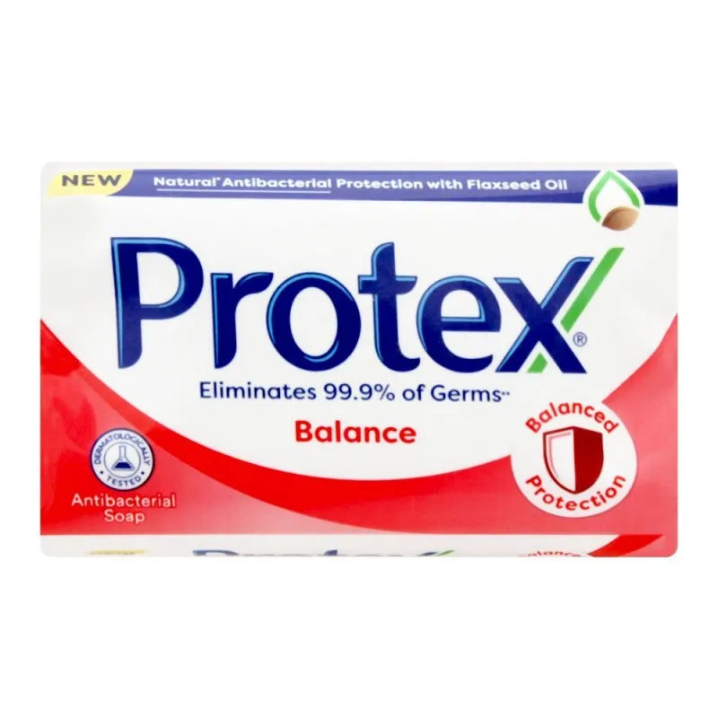 protex balance antibacterial soap, 135g main image