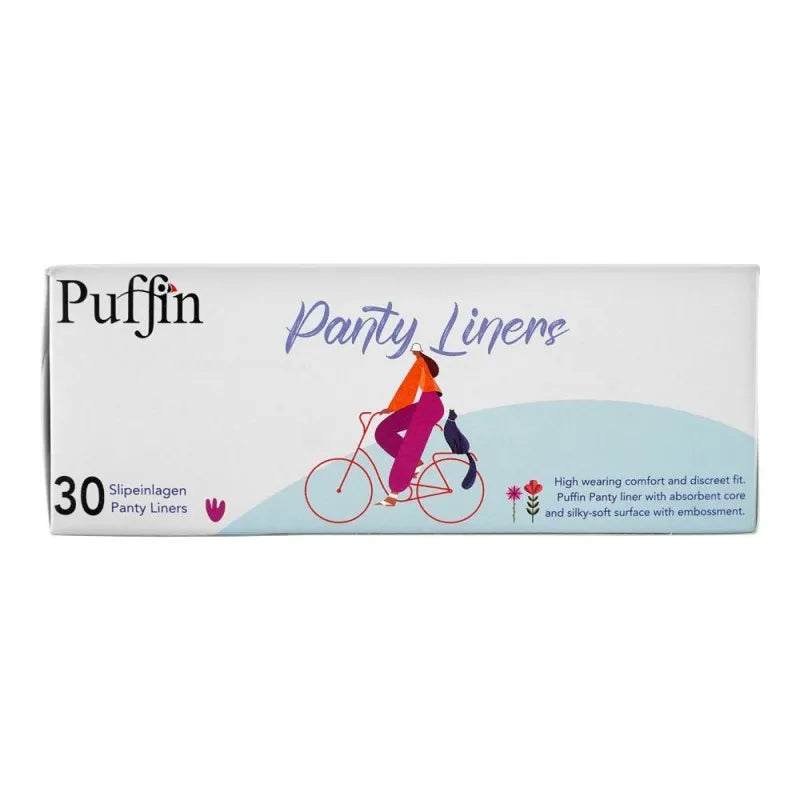 puffin normal panty liners, normal, 30 pack image3