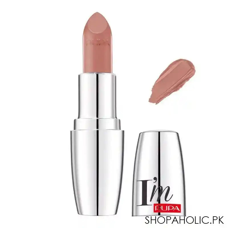 pupa milano i'm nude look absolute comfort lipstick, 001, baby doll main image