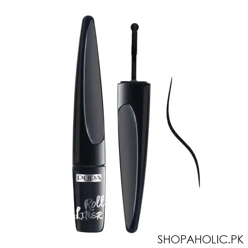 pupa milano roll liner eyeliner with roller applicator, 001 main image