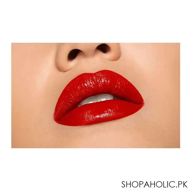 pupa milano vamp extreme colour lipstick with plumping treatment, 303, iconic red image2