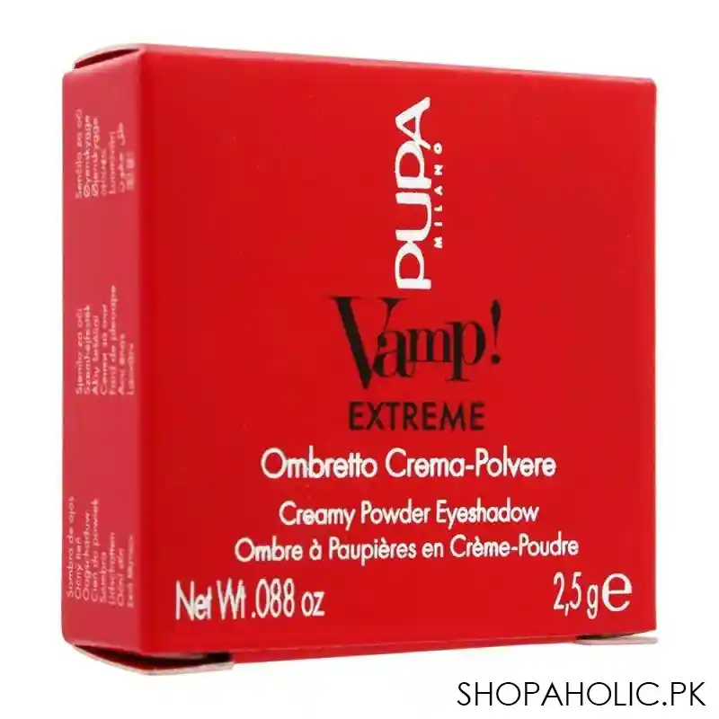 pupa milano vamp extreme creamy powder eyeshadow, 006 image2