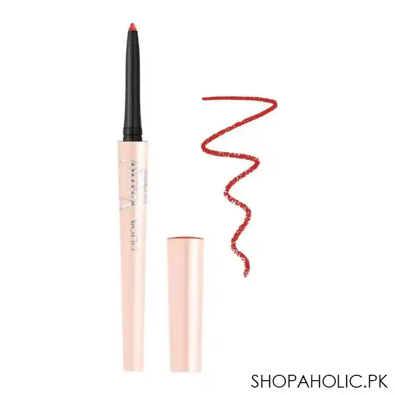 pupa milano vamp lip pencil and contour, 2 in 1, 011, iconic red main image