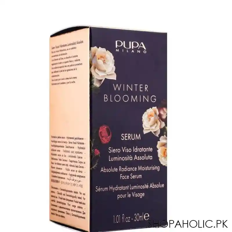 pupa milano winter blooming absolute radiance moisturising face serum, 30ml image2