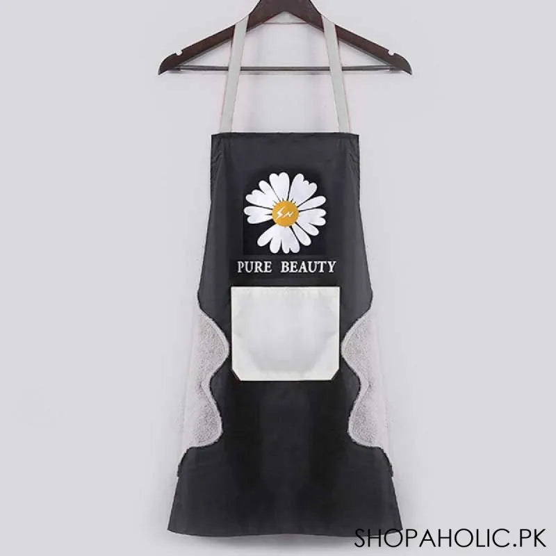 pure beauty waterproof apron for kitchen cooking image2