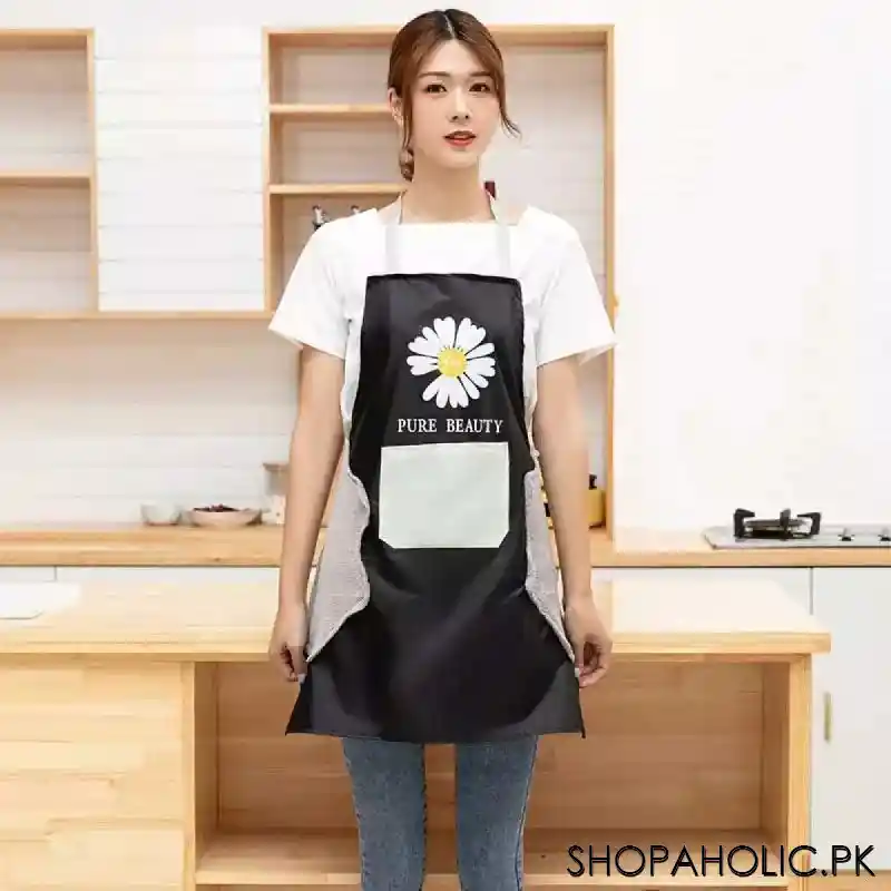 pure beauty waterproof apron for kitchen cooking main image