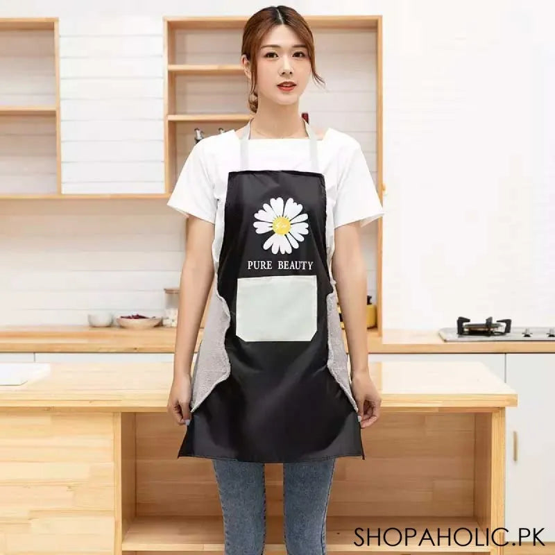 pure beauty waterproof apron for kitchen cooking main image