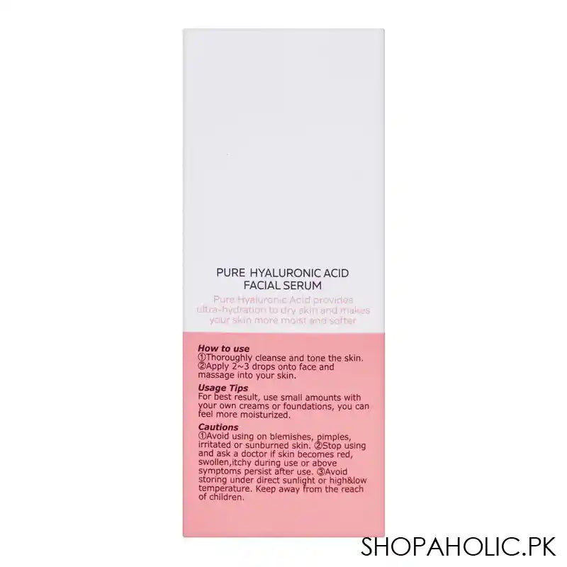 Purederm Pure Hyaluronic Acid Facial Serum, For Day/Night, 60ml - Image 2