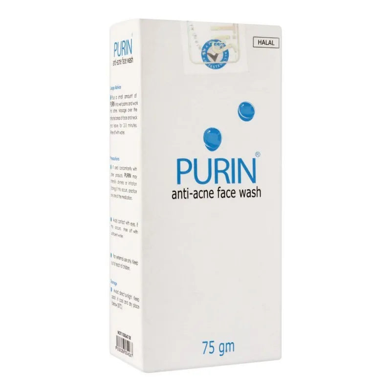 purin anti acne face wash, 75g main image