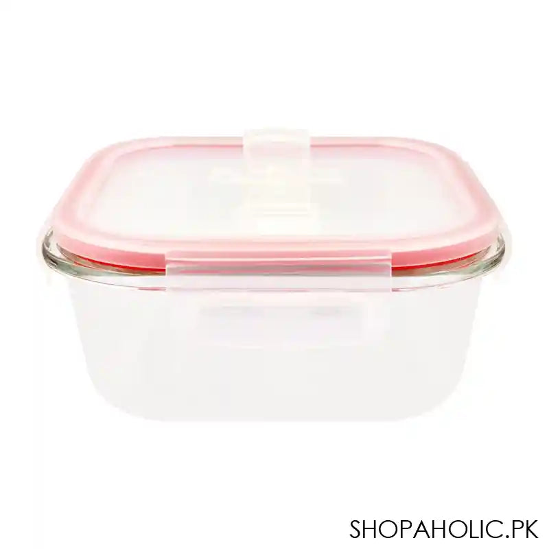 Pyrex Easy Vent Square Glass Food Storage With Lid, 805ml, PX-EV805S - Main Image