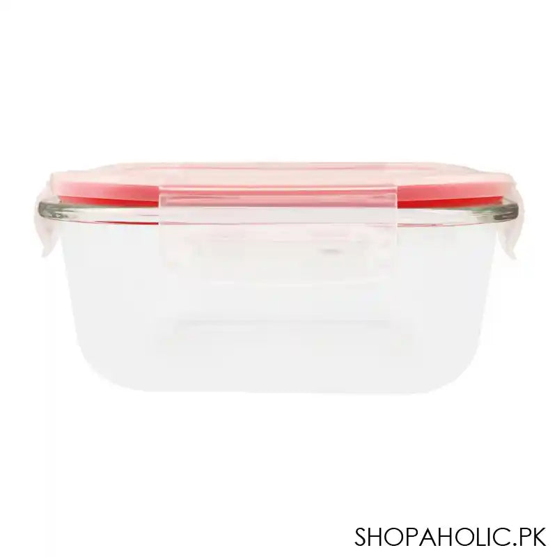 Pyrex Easy Vent Square Glass Food Storage With Lid, 805ml, PX-EV805S - Image 2