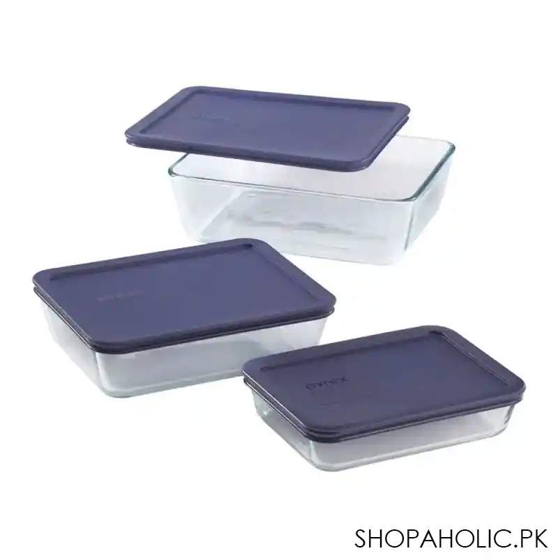 pyrex rectangle dish 6 piece set, 6004023 main image