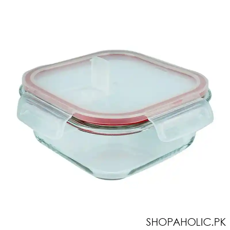 pyrex square bowl, 805ml+lid px ev805s whr main image