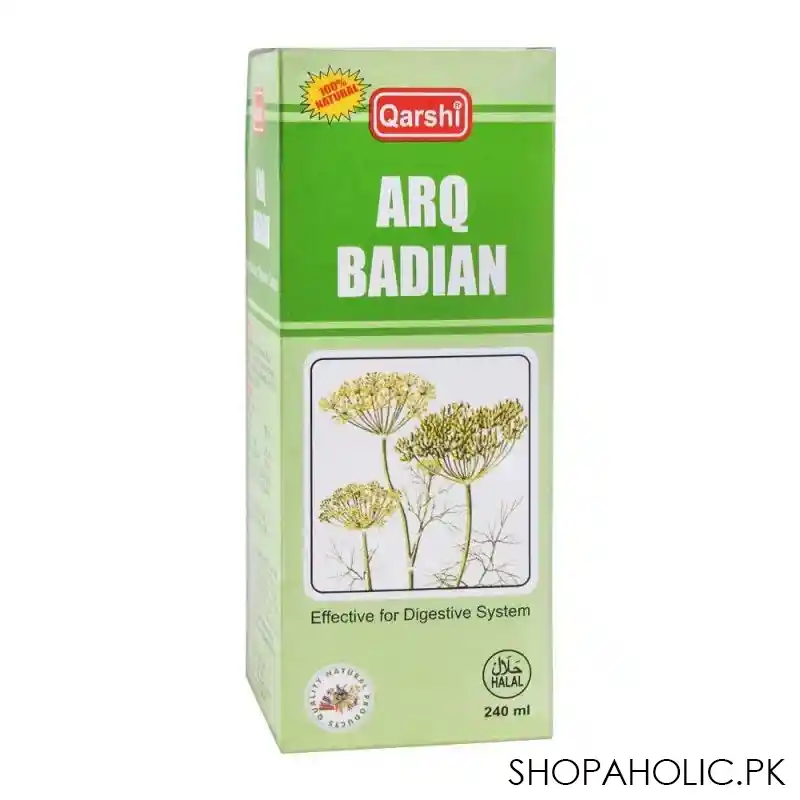 qarshi arq badian syrup, 240ml image2